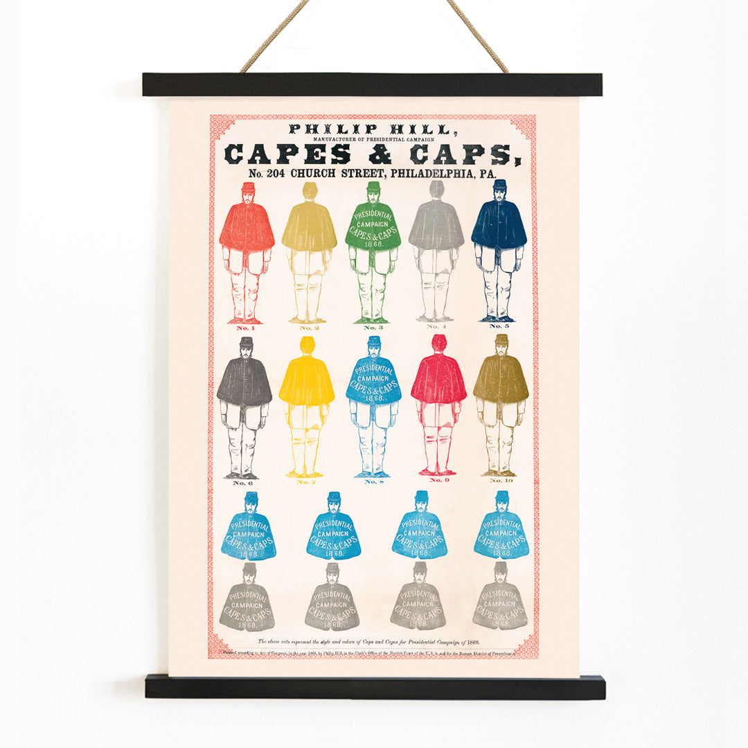 , with wooden magnetic frame on white background