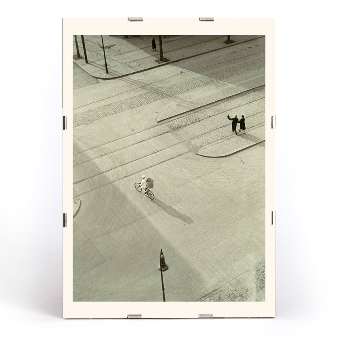 , framed and displayed in modern living room decor