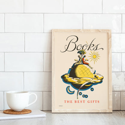 , framed and displayed in home decor