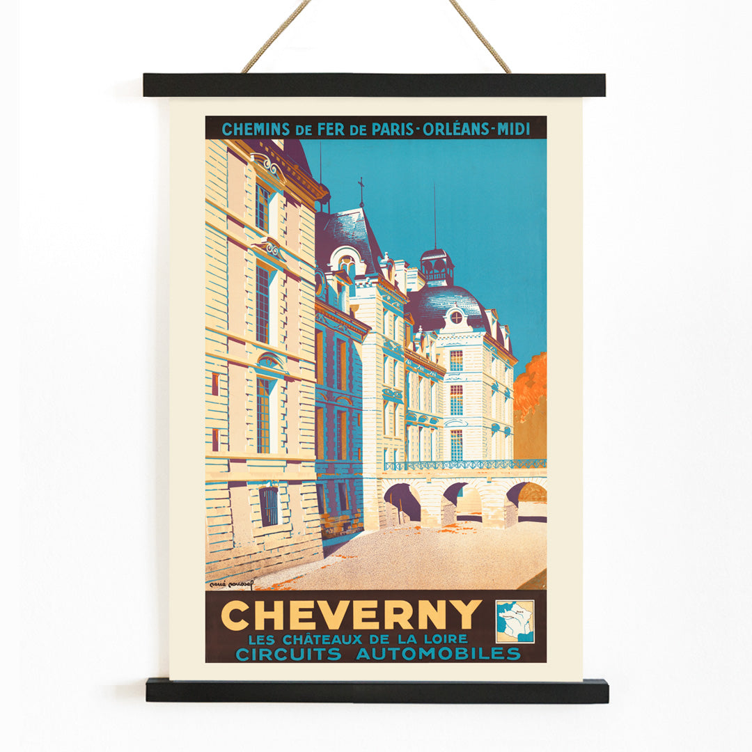 , with wooden magnetic frame on white background