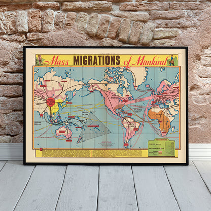 , framed and displayed in home decor