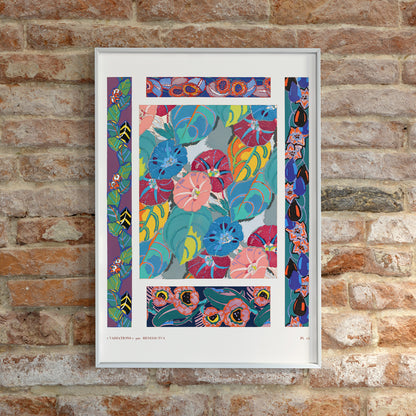 , framed and displayed in home decor