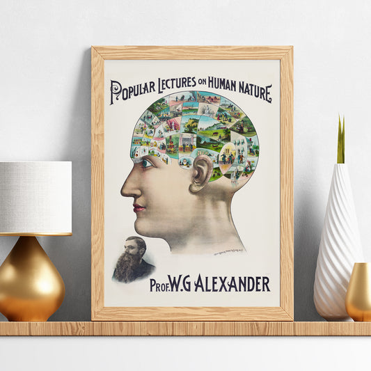 , framed and displayed in home decor