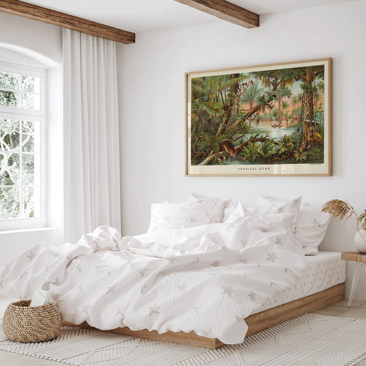 , framed and displayed in home decor